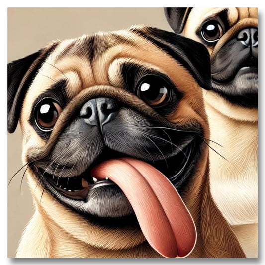 Tongue-Tied Pug